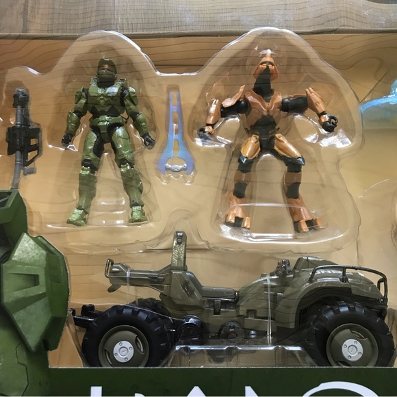 World of Halo Toys Vehicle & Figure Box Set 4" Figures Master Chief Elit… - Picture 4 of 9